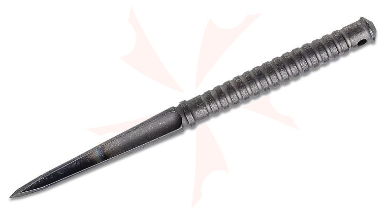 SK Knives Steven Kelly Custom Dark Stonewashed Titanium Spike, 7.5 inch Overall, Kydex Sheath