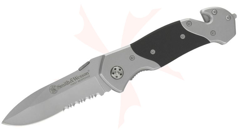 Smith & Wesson First Response Rescue Knife 3.3 inch Combo Blade