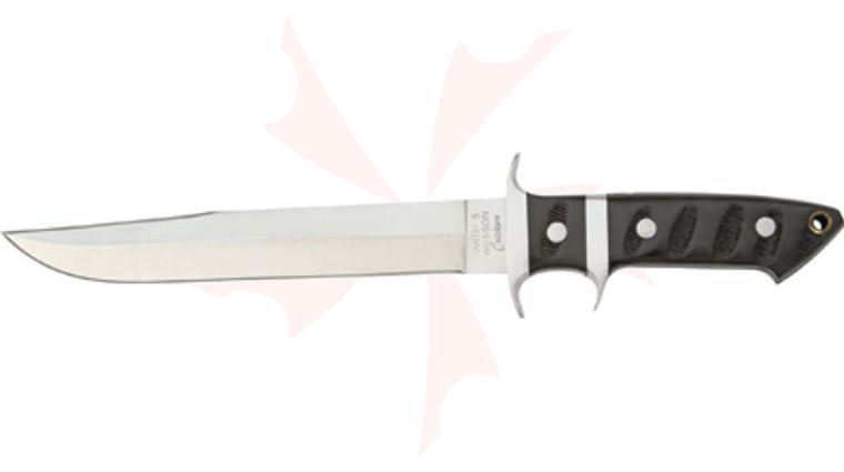 Smith and Wesson Subhilt Fighter 8 inch Blade w/ Buffalo Horn Handle