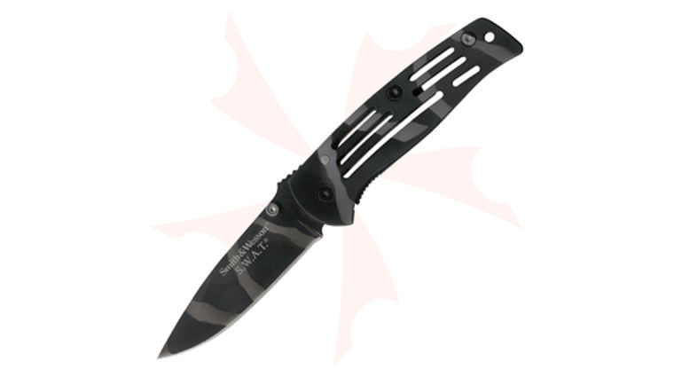 Smith & Wesson SWAT Knife URBAN CAMO Plain Edge 3.2 inch Blade