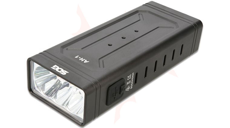 SOG AH-1 Multi-Function LED Flashlight, Black Aluminum Body, 5000 Max Lumens