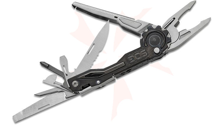 SOG SwitchPlier 2.0 Multi-Tool, Black and Silver