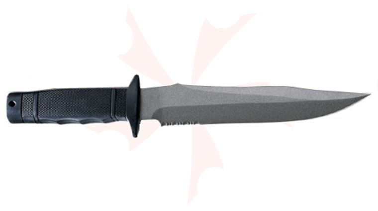 Soga SEAL Pup Elite Serrated - Nylon Sheath | Professional Fixed Blade