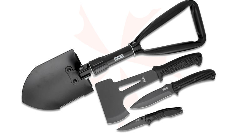 SOG Professional 5.0 4-Piece Outdoor Combo Set