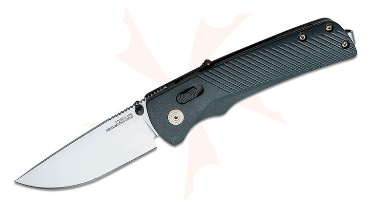 SOG Flash AT Urban Gray Assisted Folding Knife 3.45 inch D2 Satin Plain Blade, Urban Gray GRN Handles