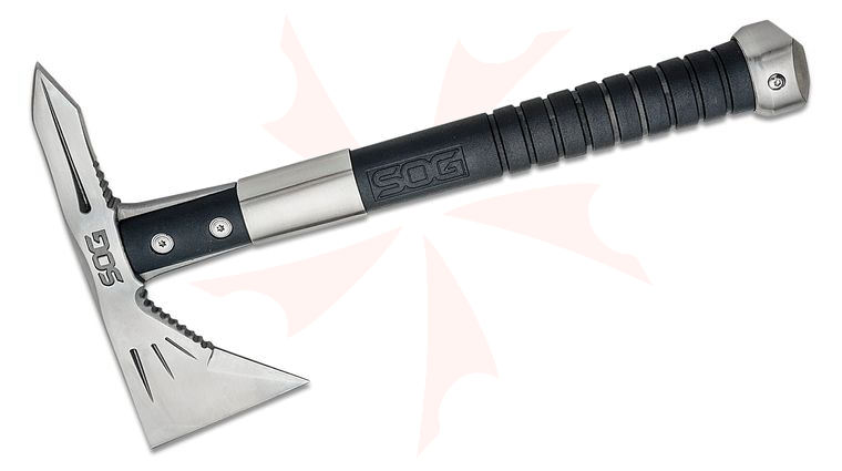 SOG Voodoo Hawk Mini Tomahawk, Satin, 12.5 inch Overall, Nylon Sheath