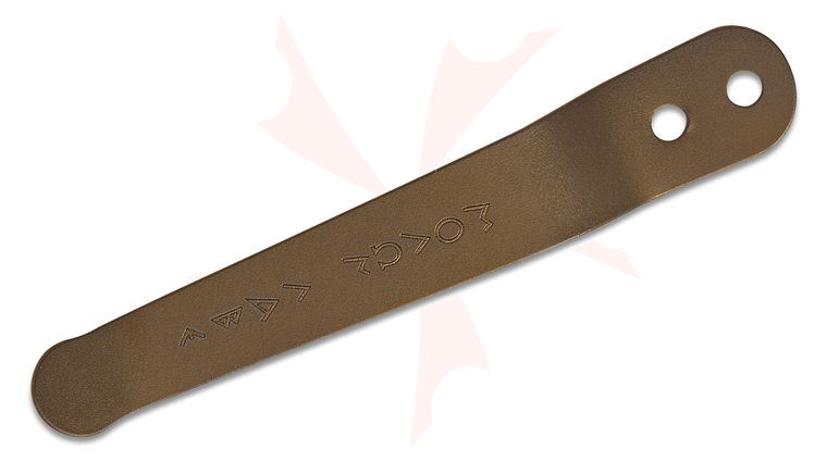 Spartan Blades Bronze Titanium  inchMolon Labe inch Pocket Clip