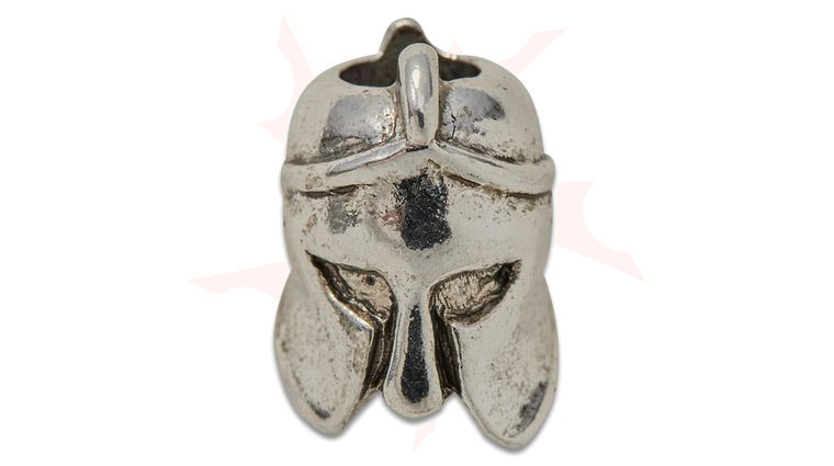Spartan Blades Pewter Spartan Helmet Bead