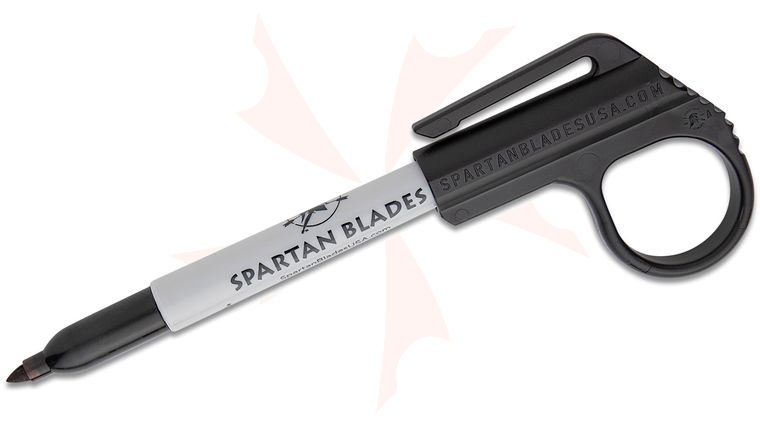 Spartan Blades SPP1BK Pen Protector and Permanent Marker, Black