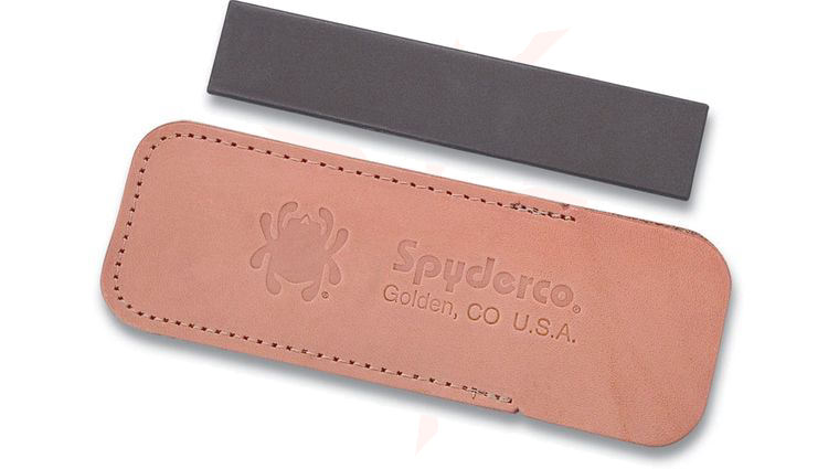 Spyderco Sharpening Pocket Stone with Sheath - Medium