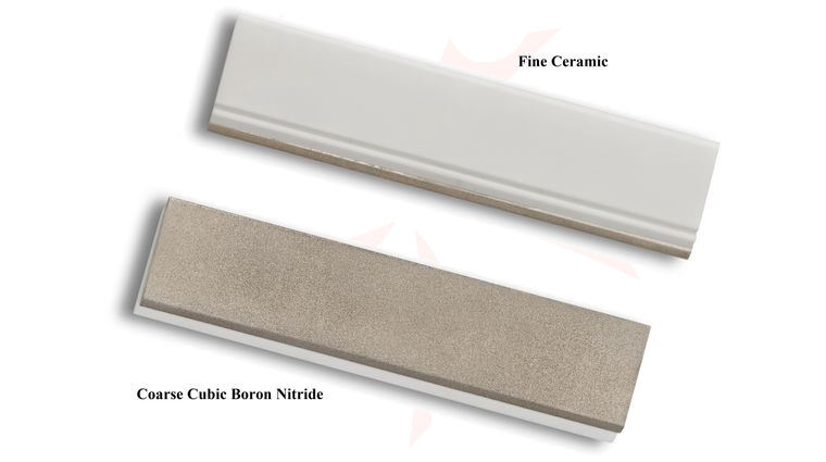 Spyderco Double Stuff 2 Sharpening Pocket Stone, Fine and Coarse Cubic Boron Nitride Grits