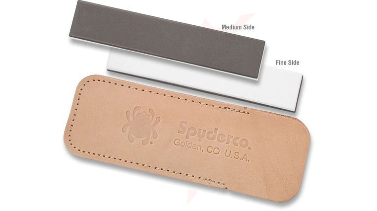 Spyderco Double Stuff Sharpening Pocket Stone, Fine and Medium
