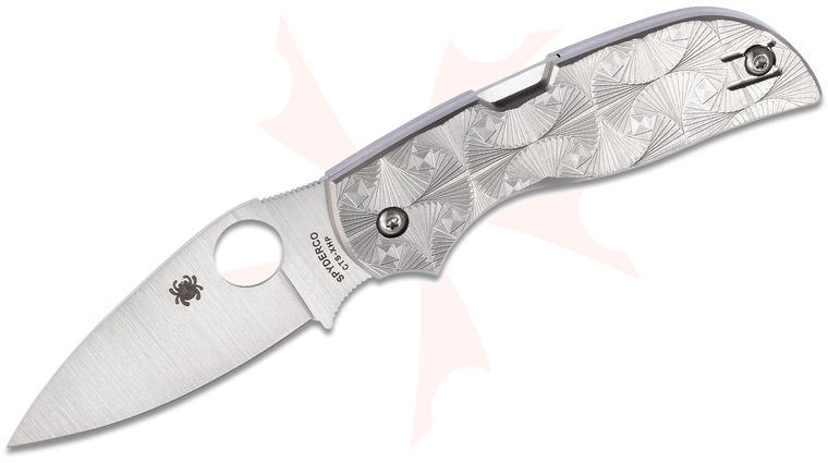 Spyderco Chaparral Folding Knife 2.75 inch CTS-XHP Blade, Stepped Titanium Handles