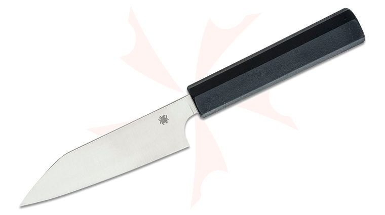 Spyderco Murray Carter Minarai Series Petty Knife 4.64 inch CTS-BD1N Blade, Black Polypropylene Handle