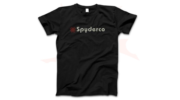 Spyderco 'Bug Logo' Unisex T-Shirt, Black, Small