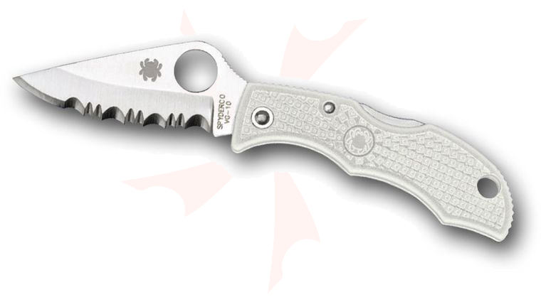 ソマビト 38KAGO Spyderco White Ladybug Zytel Handle 1-15/16