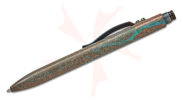 Tuff-Writer SPECIAL MISSION PEN Analog Heavy Press Tactical Pen, KEELHAUL Copper