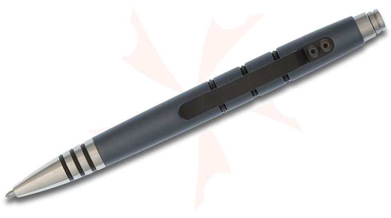 Tuff-Writer Mini Click Tactical Pen, Gray (TWP-MC-AL-GRY)