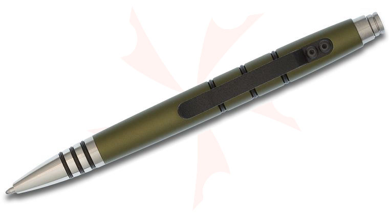 Tuff-Writer Mini Click Tactical Pen, OD Green (TWP-MC-AL-OD)