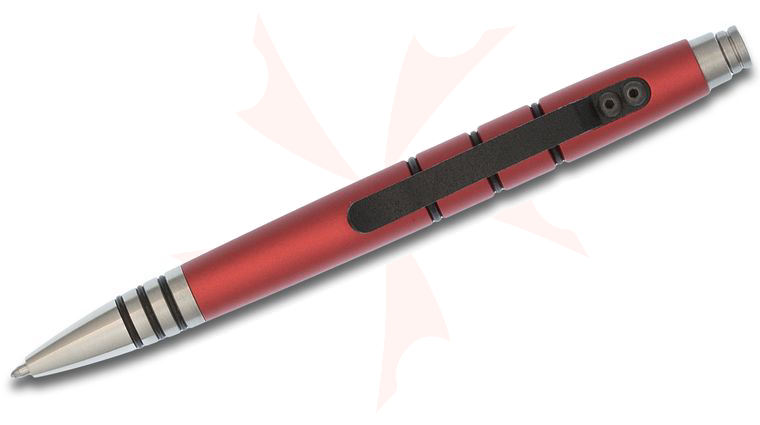 Tuff-Writer Mini Click Tactical Pen, Red (TWP-MC-AL-RED)