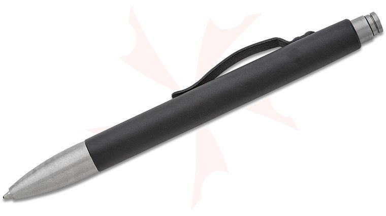 Tuff-Writer Analog Press (Retro Click) Tactical Pen, Black (APP-AL-BK)
