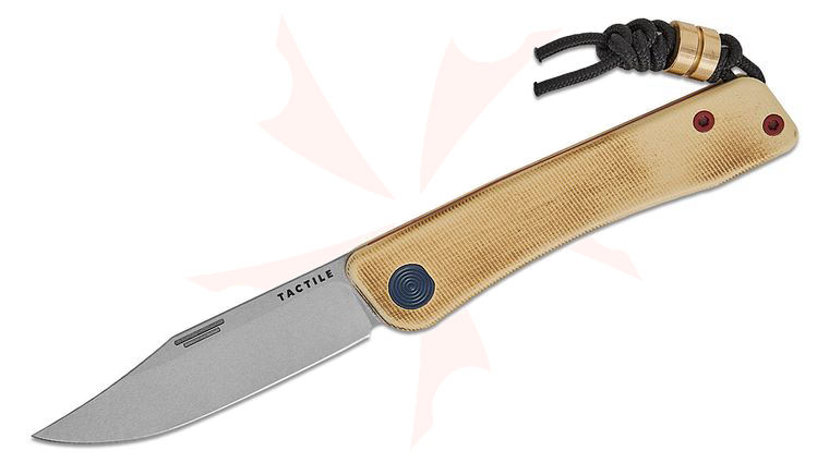 Tactile Knife Co. Limited Edition Seasonal All Star Bexar Slipjoint Folding Knife 2.84 inch MagnaCut Stonewashed Clip Point Blade, Custom  inchGame Worn inch Jersey Cerakoted Machined Titanium Handles