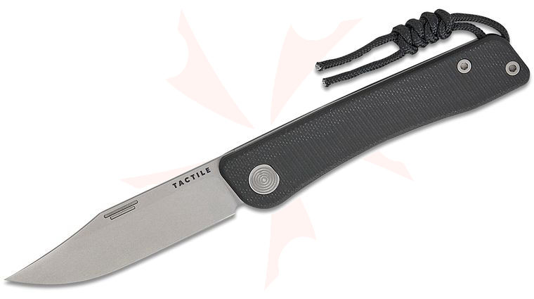 Tactile Knife Co. Limited Release G10 Bexar Slipjoint Folding Knife 2.84 inch MagnaCut Clip Point Blade, Machined Black G10 Handles