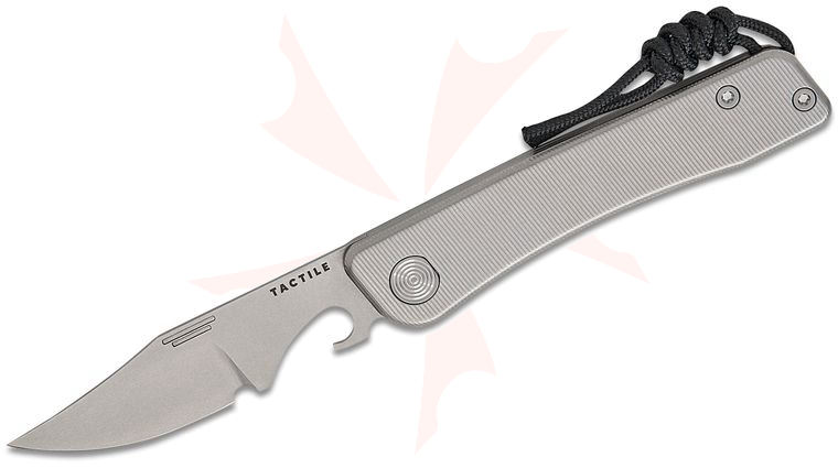 Tactile Knife Co. Limited Release Bexar Bottle Opener Slipjoint Folding Knife 2.84 inch MagnaCut Clip Point Blade with Bottle Opener, Machined Titanium Handles