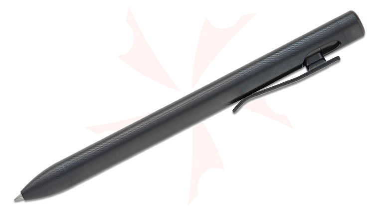 Tactile Turn Black DLC Titanium Clip Action Pen, Standard, 5.6 inch Overall