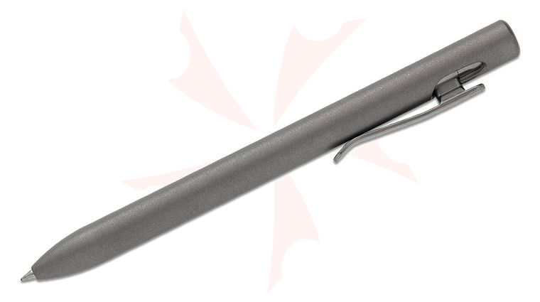 Tactile Turn Stonewashed Titanium Clip Action Pen, Standard, 5.6 inch Overall