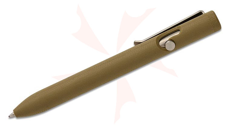 Tactile Turn OD Green G10 Bolt Action Pen, Short, 5.1 inch Overall