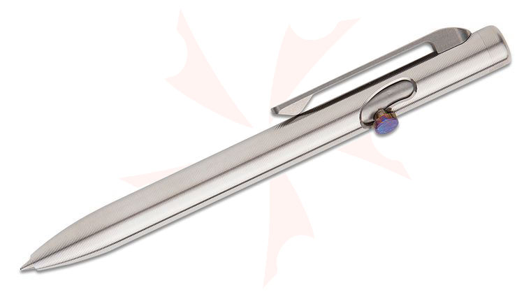 Tactile Turn Titanium Slim Bolt Action Pen, Mini, Timascus Bolt, 4.4 inch Overall