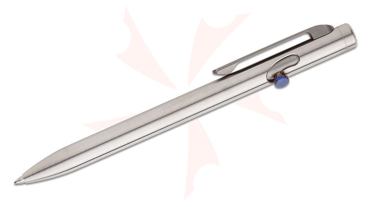 Tactile Turn Titanium Slim Bolt Action Pen, Short, Timascus Bolt, 5.1 inch Overall