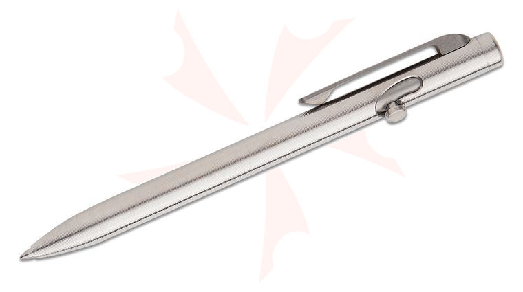 Tactile Turn Titanium Slim Bolt Action Pen, Short, 5.1 inch Overall