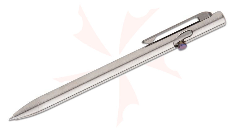 Tactile Turn Titanium Slim Bolt Action Pen, Standard, Timascus Bolt, 5.6 inch Overall