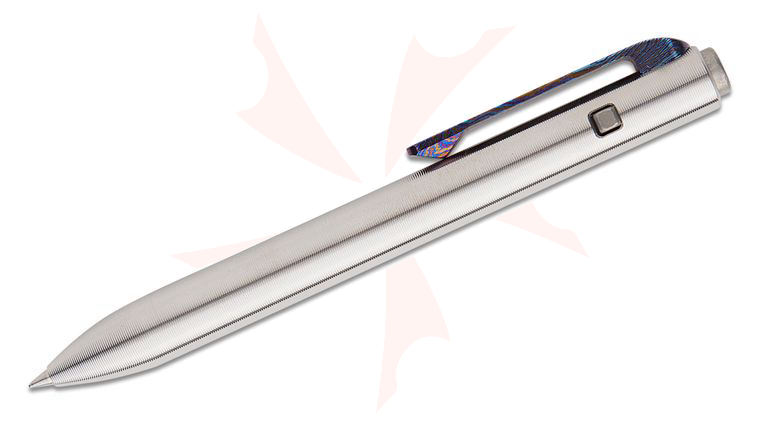 Tactile Turn Titanium Side Click Pen, Mini, Timascus Clip, 4.6 inch Overall