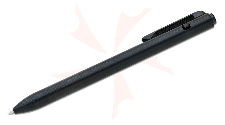 Tactile Turn Black DLC Titanium Side Click Pen, Standard, 5.8 inch Overall