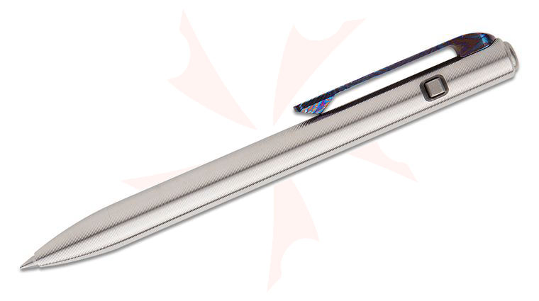 Tactile Turn Titanium Slim Side Click Pen, Mini, Timascus Clip, 4.6 inch Overall