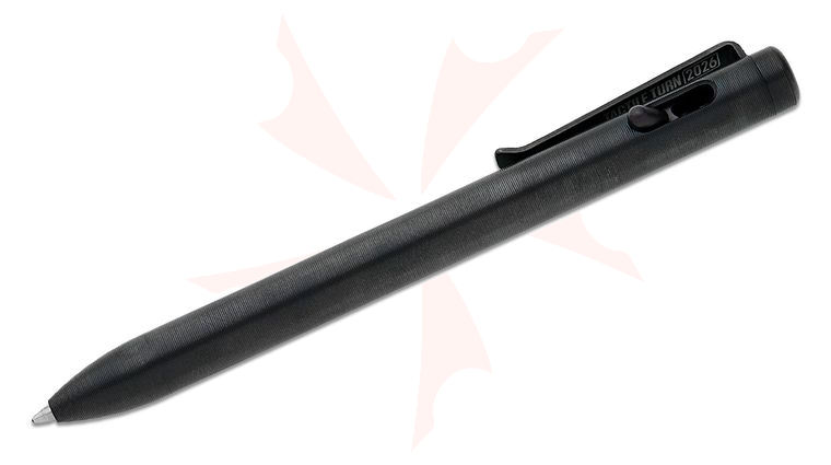 Tactile Turn Black DLC Titanium Short Switch ClickShift Pen, 5.25 inch Overall