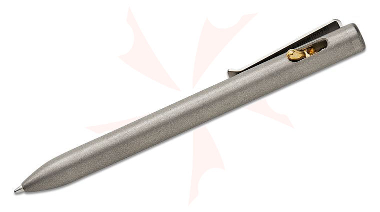 Tactile Turn Stonewashed Titanium Short Switch ClickShift Pen, 5.25 inch Overall