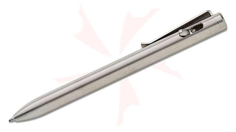 Tactile Turn Machined Titanium Short Switch ClickShift Pen, 5.25 inch Overall