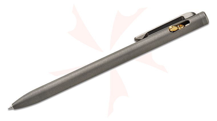 Tactile Turn Stonewashed Titanium Standard Slim Switch ClickShift Pen, 5.75 inch Overall
