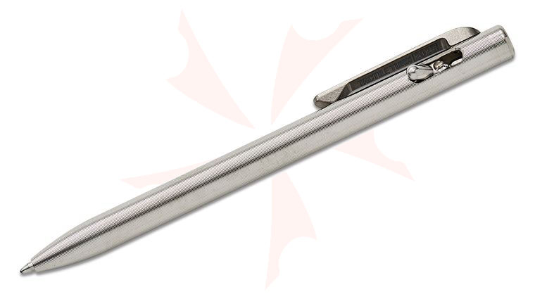 Tactile Turn Machined Titanium Short Slim Switch ClickShift Pen, 5.25 inch Overall