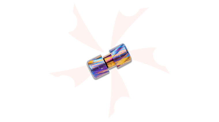 Tactile Knife Co. Timascus Thumb Stud For Rockwall Folding Knife