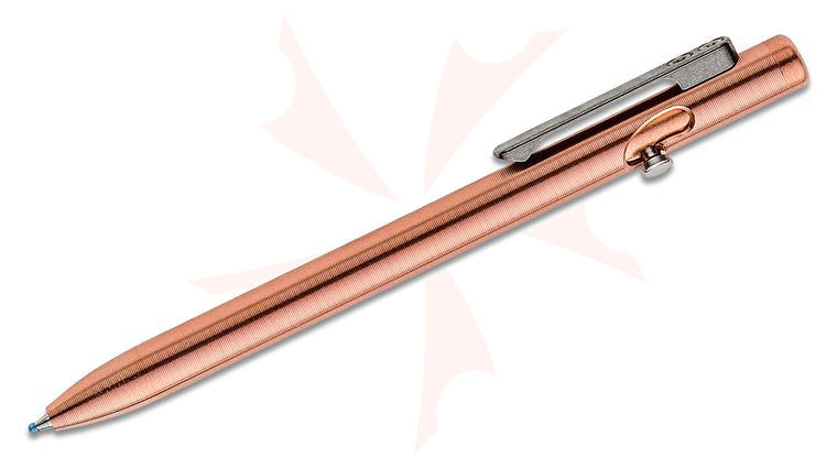 Tactile Turn Copper Slim Bolt Action Pen, Standard, 5.6 inch Overall