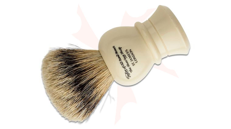 Taylor of Old Bond Street S2236 Super Badger 12.75 cm Large Shaving Brush, Faux Ivory Handle