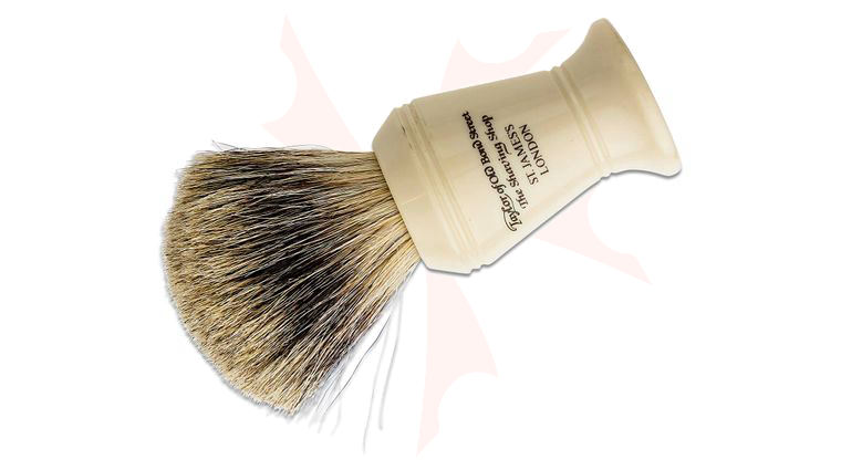 Taylor of Old Bond Street S377 Super Badger 12 cm Large Shaving Brush, Faux Ivory Handle