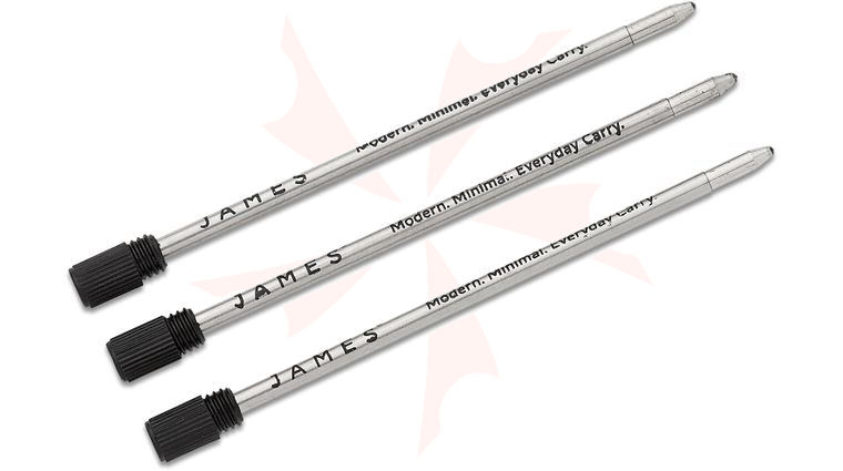 The James Brand D1 Ink Refill for Stilwell Pens, 3-Pack