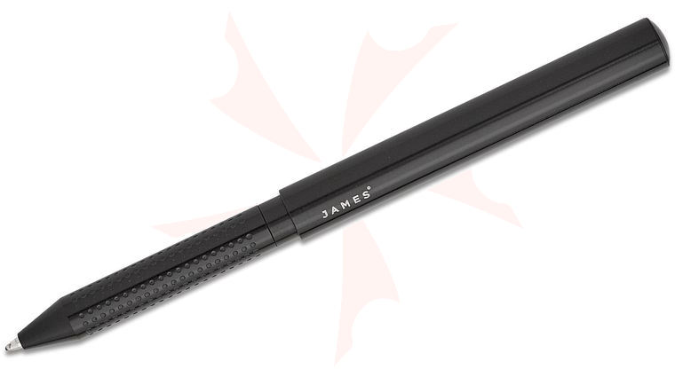 The James Brand Stilwell Pen, Black Stainless Steel, 5.4 inch Overall