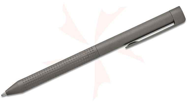 The James Brand The Bolen Twist Pen, Gray Titanium, 5.3 inch Overall